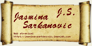 Jasmina Šarkanović vizit kartica